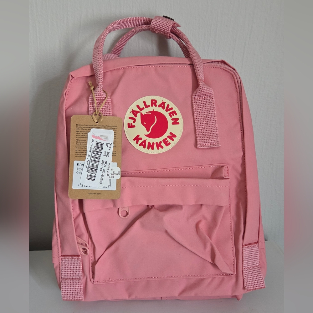 Fjallraven Kanken Mini Pink Backpack